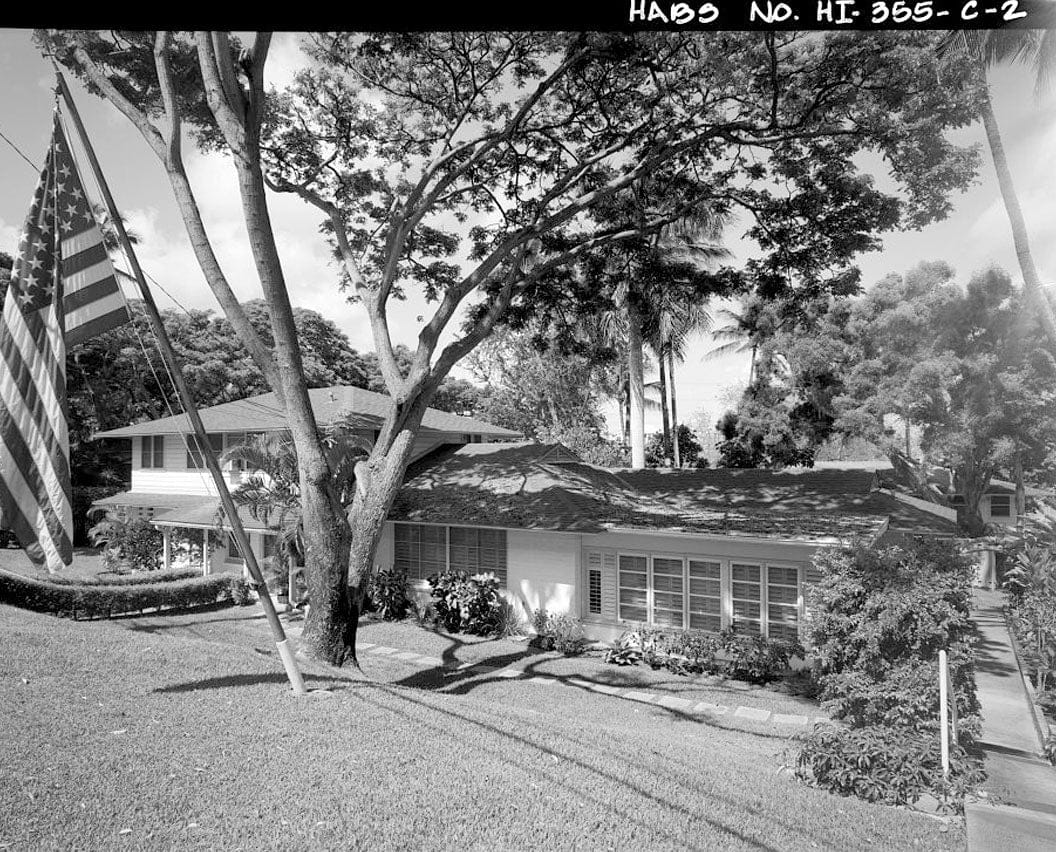 U.S. Naval Base, Pearl Harbor, Naval Housing Area Makalapa, Senior Officers' Quarters Type C, North end of Makalapa Drive, Pearl City, Honolulu County, HI 2