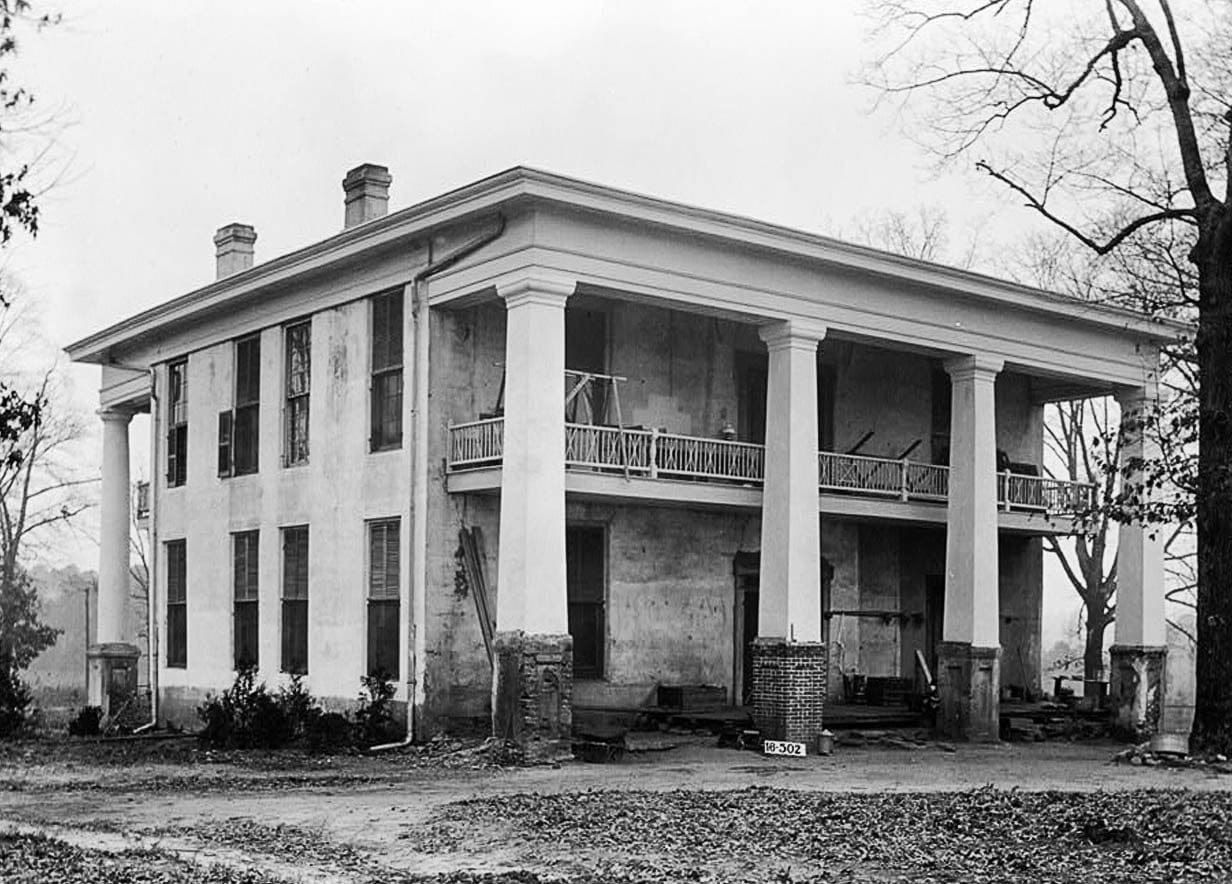 Historic Photo : Frazier-Brown House, Shelton Mill Road, Auburn, Lee County, AL 1 Photograph