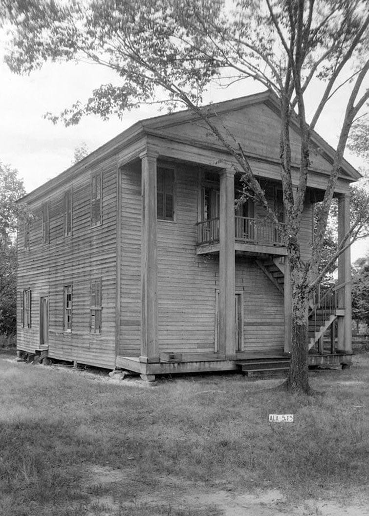 Historic Photo : Tuckabatcha Masonic Lodge No. 863, U.S. Highway 80 & County Road 79, Crawford, Russell County, AL 2 Photograph