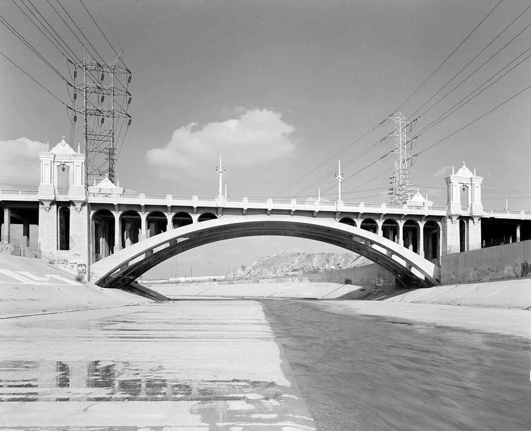 Historic Photo : Macy Street Viaduct, Los Angeles, Los Angeles County, CA 2 Photograph