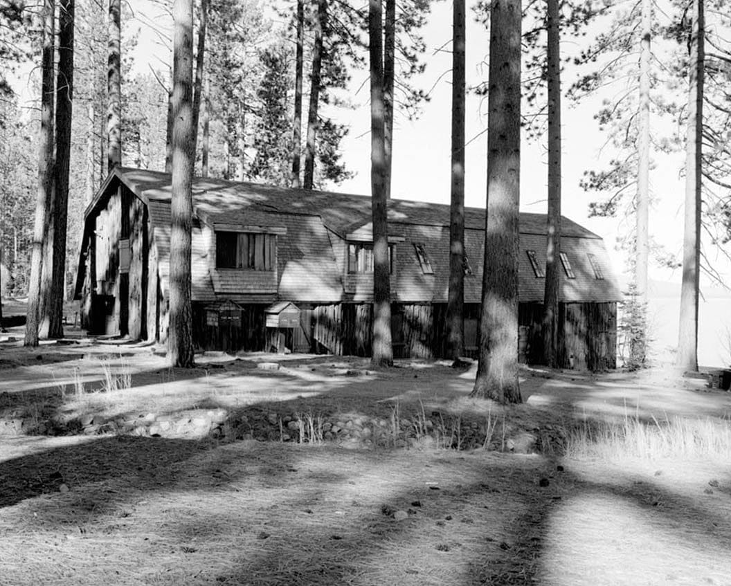Historic Photo : Heller Estate, Boathouse, State Highway 189, South Lake Tahoe, El Dorado County, CA 1 Photograph