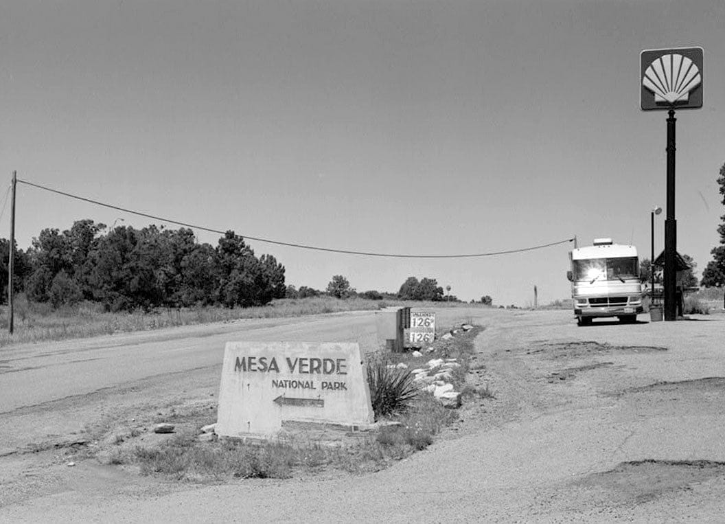 Historic Photo : Mesa Verde National Park Main Entrance Road, Cortez, Montezuma County, CO 12 Photograph