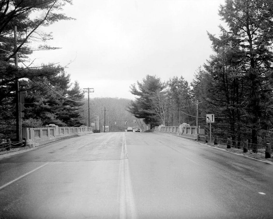 Historic Photo : Merritt Parkway, Bridge No. 744, Spanning Merritt Parkway at Route 59, Fairfield, Fairfield County, CT 3 Photograph