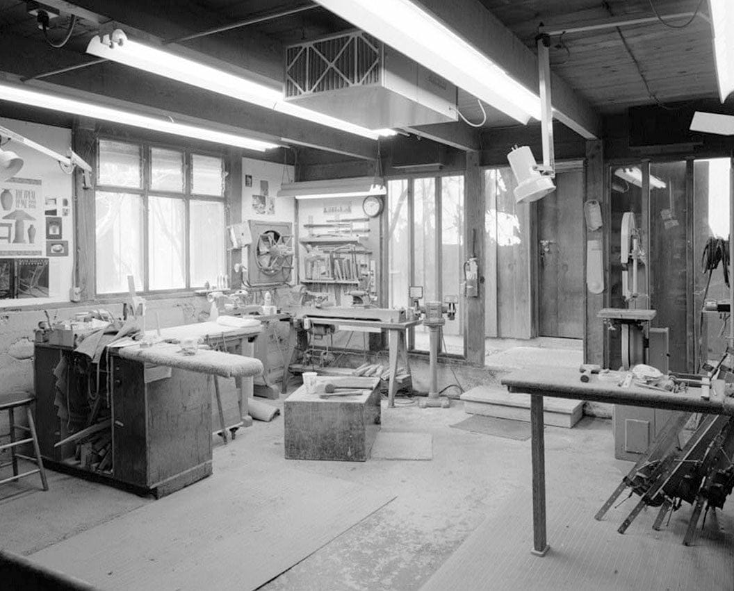 Historic Photo : Sam & Alfreda Maloof Compound, Main Residence & Workshop, 9553 Highland Avenue, Rancho Cucamonga, San Bernardino County, CA 11 Photograph