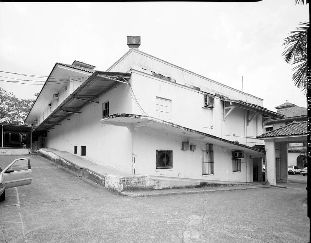 Historic Photo : Gorgas Hospital, Kitchen & Mess Hall Building, West of Administration & Clinics Building, Balboa Heights, Former Panama Canal Zone, CZ 1 Photograph