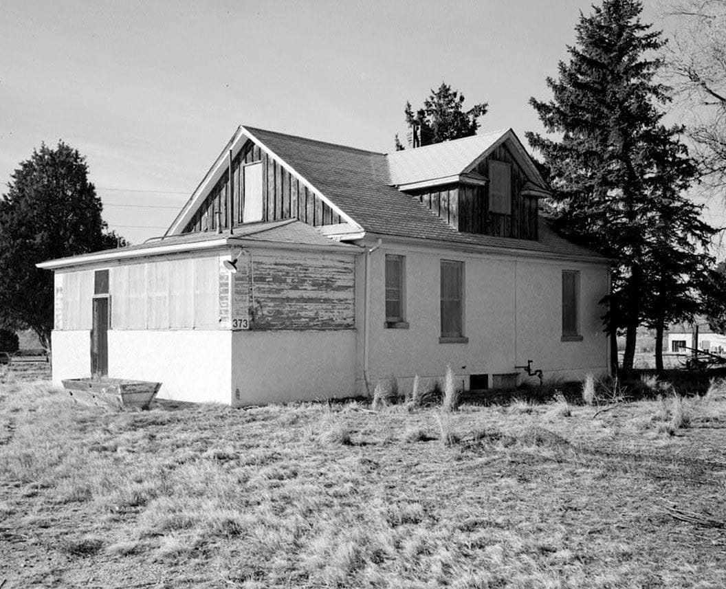Historic Photo : Rocky Mountain Arsenal, Officer's Quarters, 405 feet south of December Seventh Avenue; 330 feet west of C Street, Commerce City, Adams County, CO 1 Photograph
