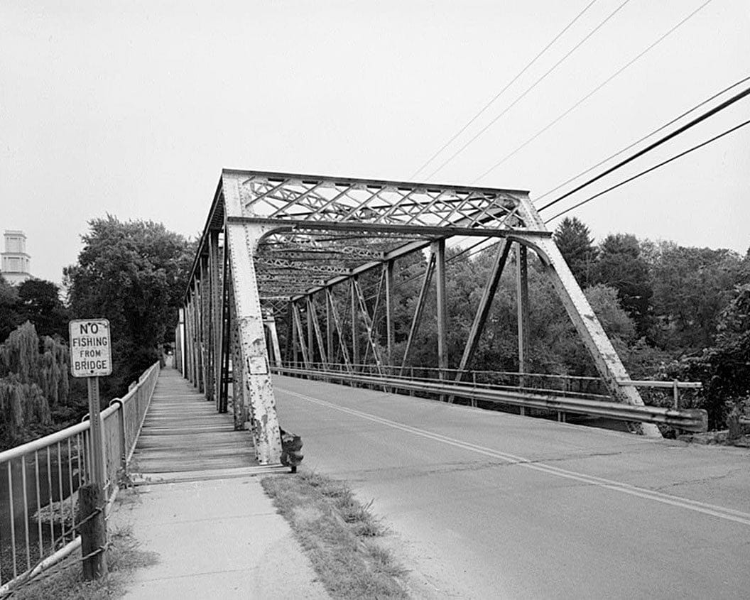 Historic Photo : Palisado Avenue Bridge, Spanning Farmington River at State Route 159, Windsor, Hartford County, CT 4 Photograph