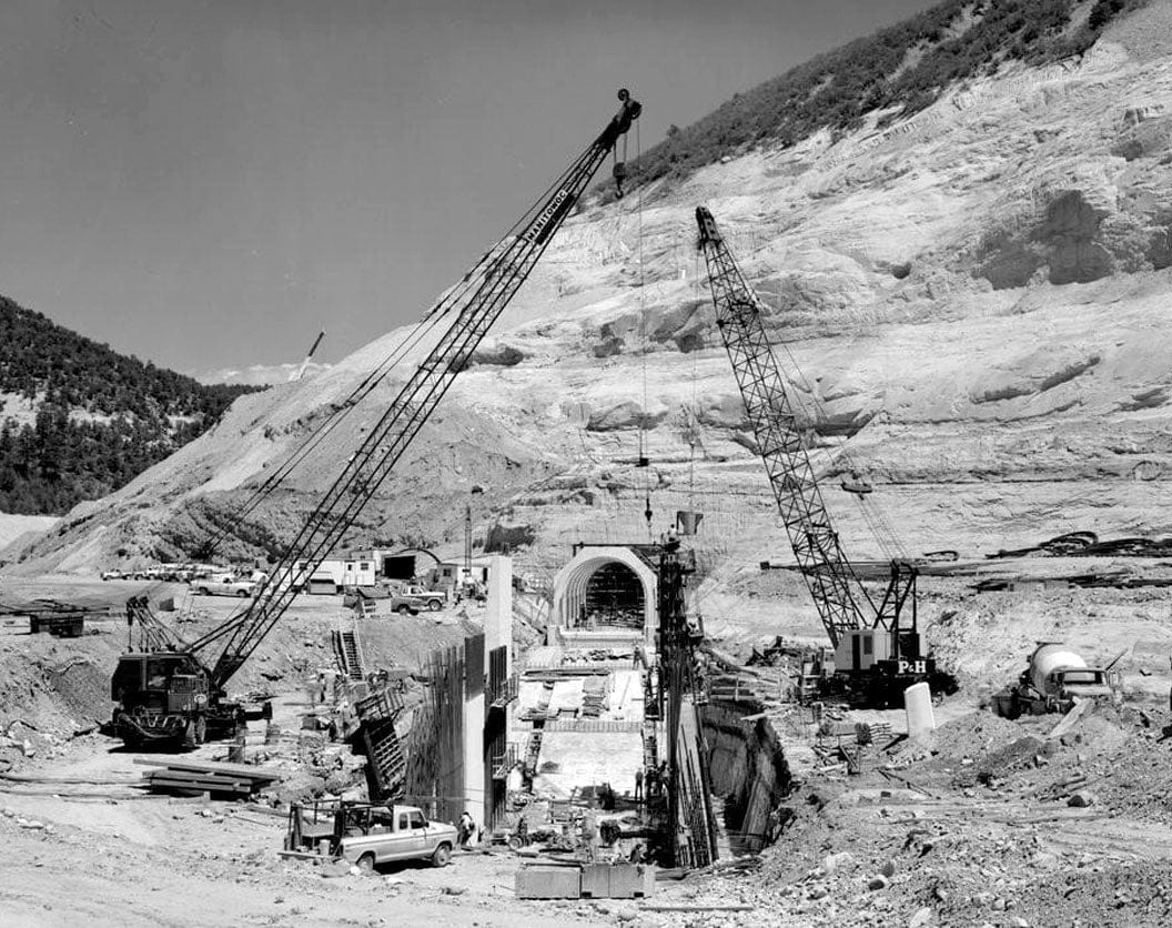 Historic Photo : Montezuma Valley Irrigation Company System, McPhee Dam Site, Dolores, Montezuma County, CO 1 Photograph
