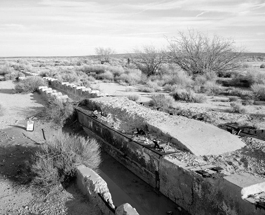 Edwards Air Force Base, South Base Sled Track, Edwards Air Force Base, North of Avenue B, between 100th & 140th Streets East, Lancaster, Los Angeles County, CA 2