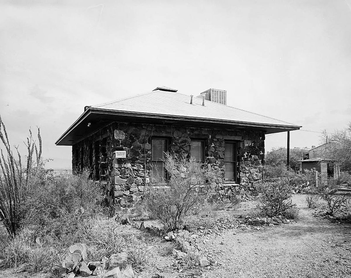 Historic Photo : Desert Botanical Laboratory, Chemistry Building, Tumamoc Hill, Tucson, Pima County, AZ 1 Photograph