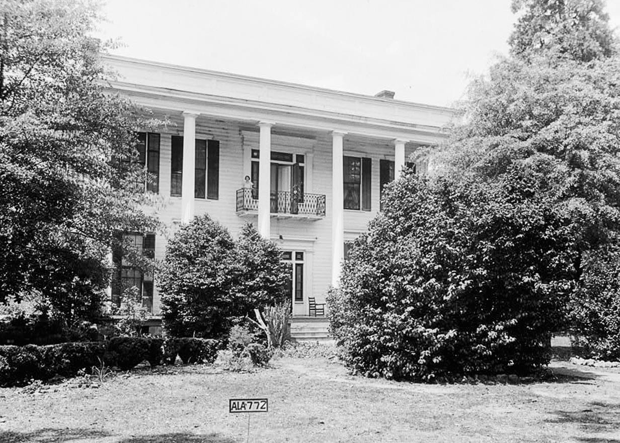 Historic Photo : Judge Porter King House, 1001 Washington Street, Marion, Perry County, AL 1 Photograph