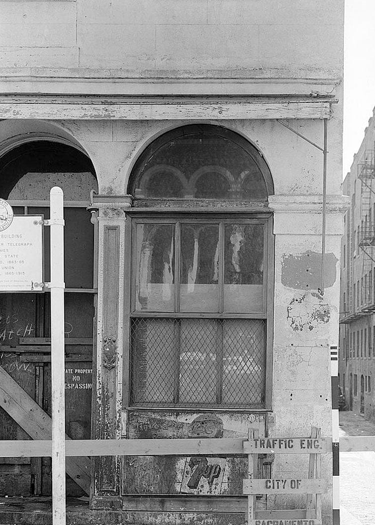 Historic Photo : Pioneer Telegraph Building, 1015 Second Street, Sacramento, Sacramento County, CA 1 Photograph