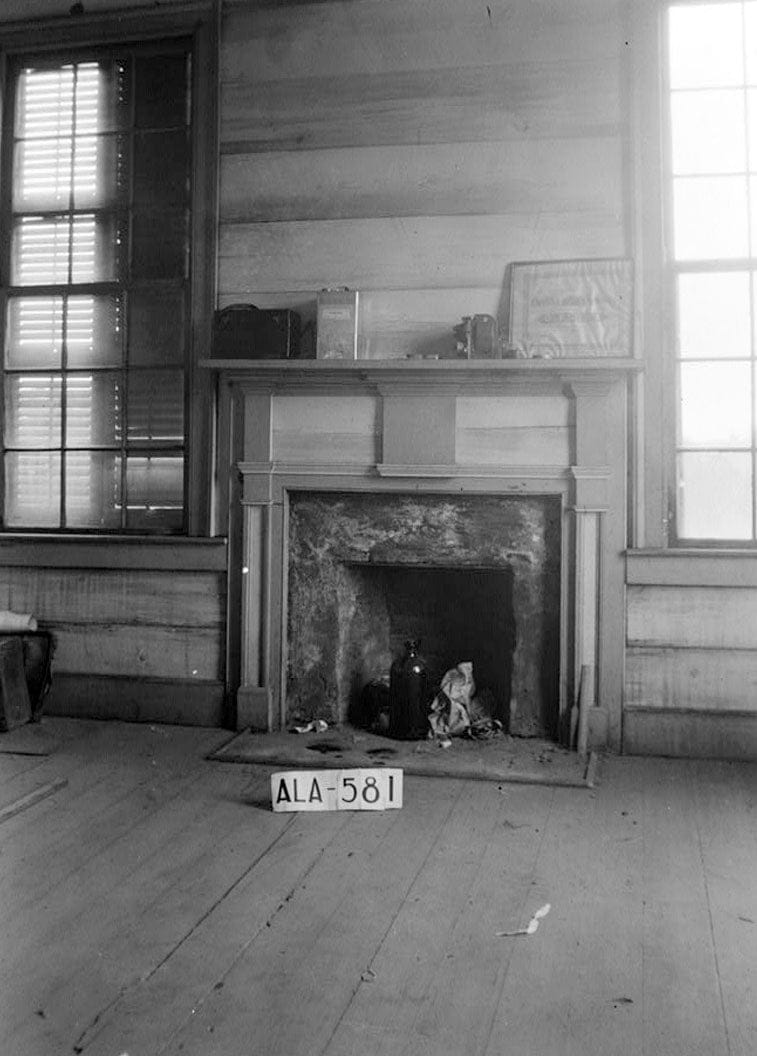 Historic Photo : James Ellington House, Oak Bowery Road vicinity, Gold Hill, Lee County, AL 2 Photograph