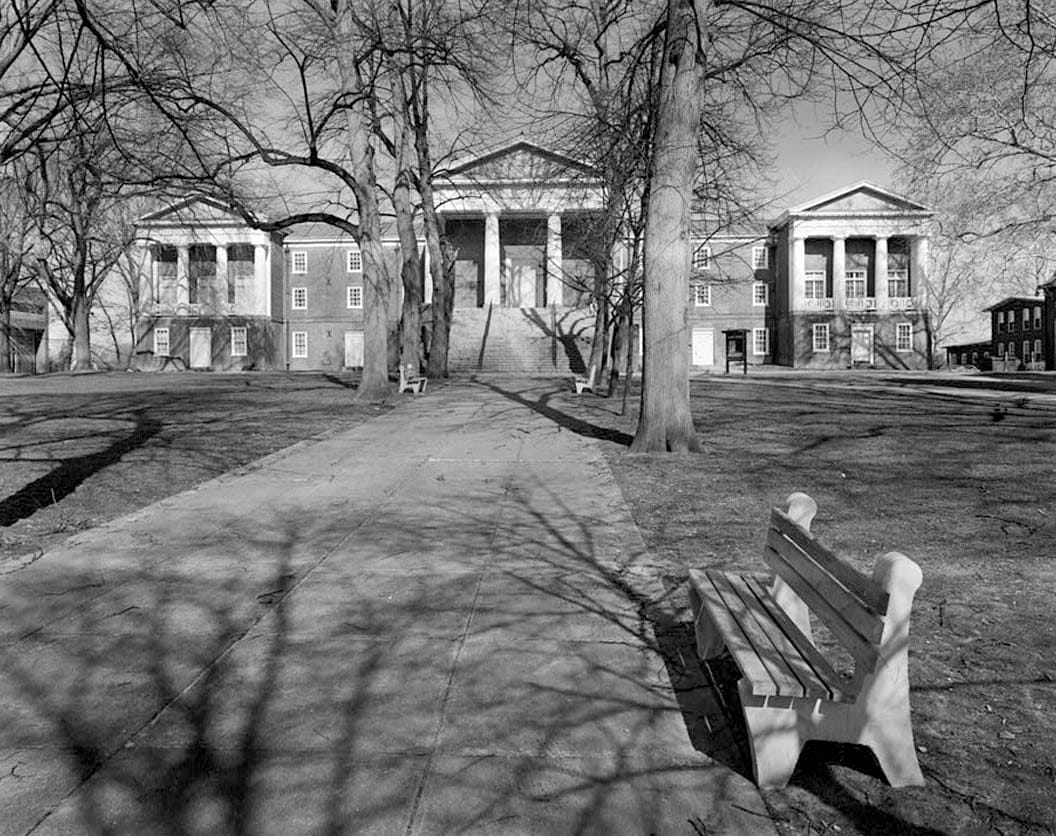 Historic Photo : Old College Historic District, Old College, West Main Street at South College, Newark, New Castle County, DE 5 Photograph