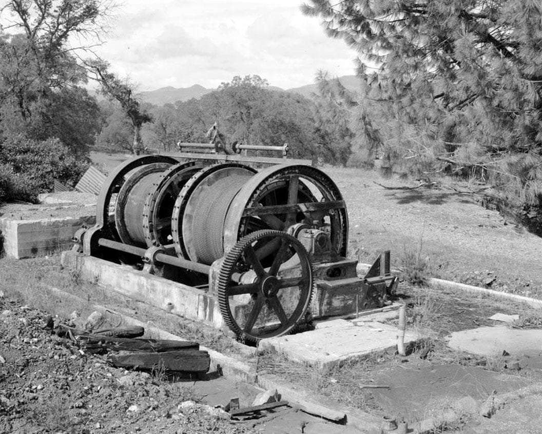 Historic Photo : Mountain King Gold Mine & Mill, 4.3 Air miles Northwest of Copperopolis, Copperopolis, Calaveras County, CA 1 Photograph
