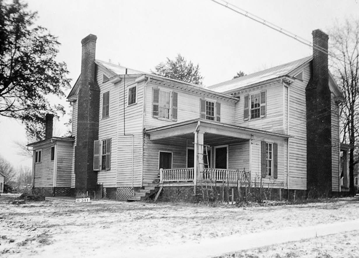 Historic Photo : Governor George S. Houston House, 101 Houston Street, Athens, Limestone County, AL 2 Photograph
