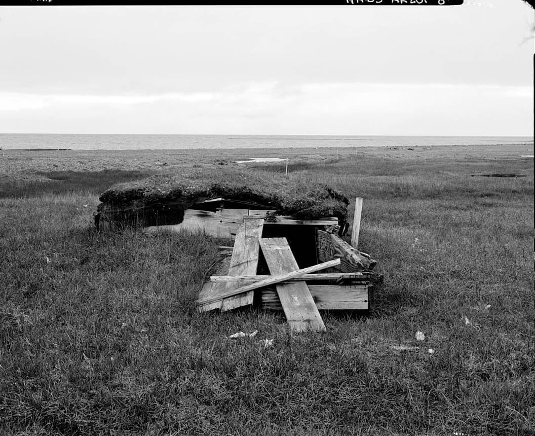 Historic Photo : POW-3 Distant Early Warning Line Station, Bullen Point, Prudhoe Bay, North Slope Borough, AK 62 Photograph