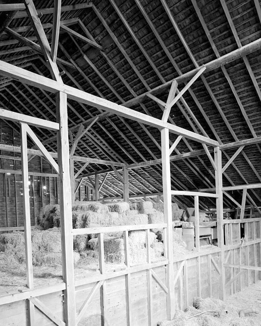 Historic Photo : Couper Bank Barn, Road 381, West of U.S. Route 13, Tybouts Corner, New Castle County, DE 2 Photograph