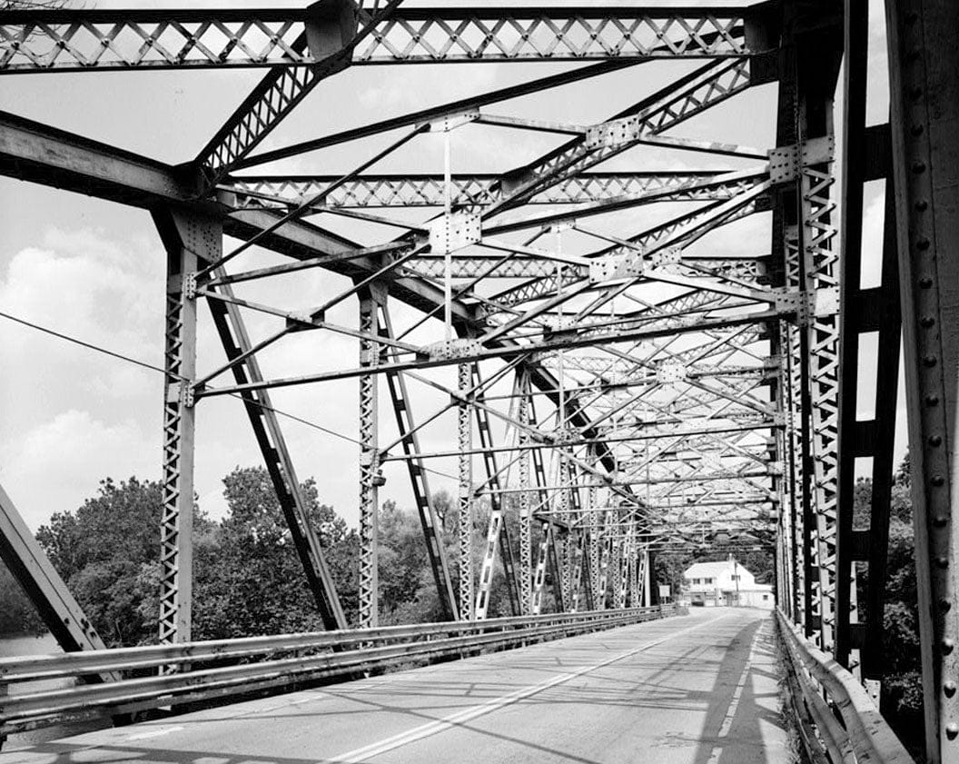 Historic Photo : Gaylordsville Bridge, Spanning Housatonic River at U.S. Highway 7, New Milford, Litchfield County, CT 4 Photograph