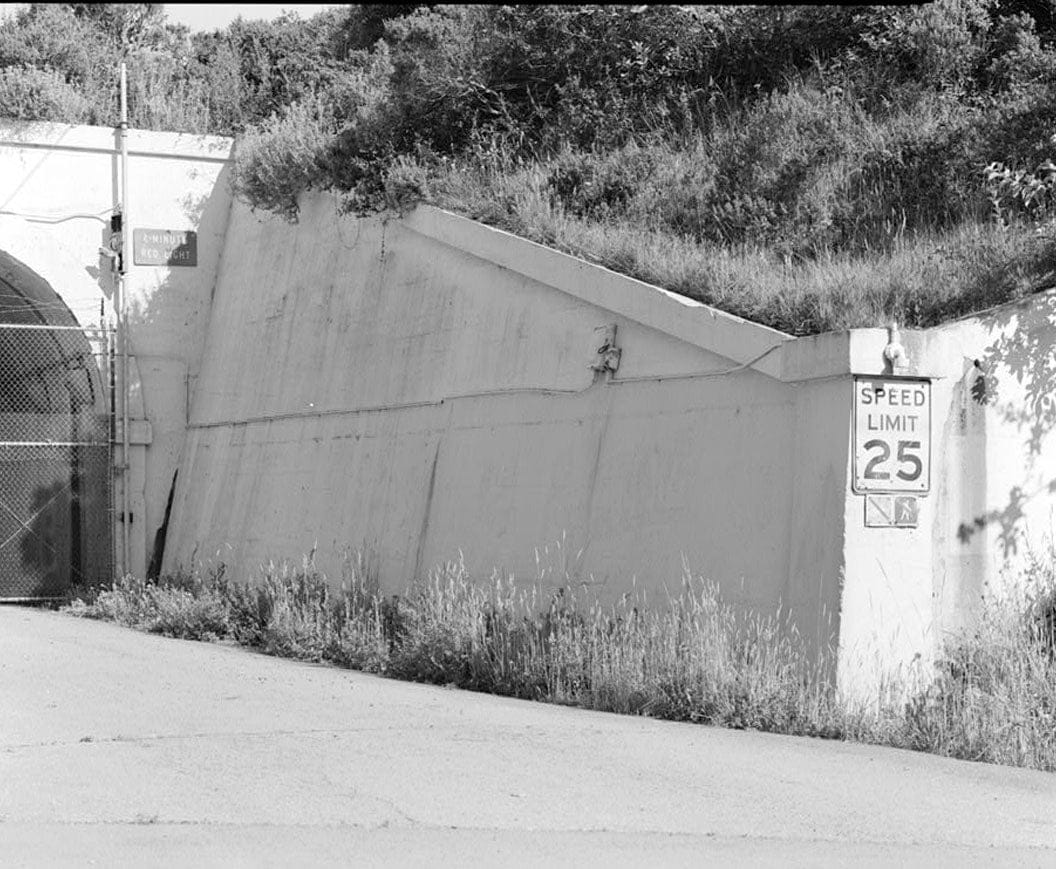 Historic Photo : Forts Baker-Barry Tunnel, Under Lime Point Ridge on Bunker Road, Sausalito, Marin County, CA 7 Photograph