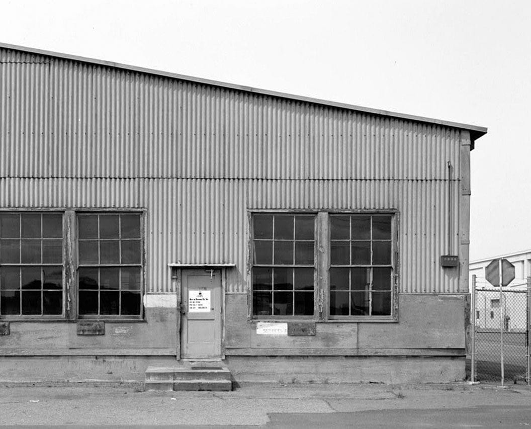 Historic Photo : Oakland Naval Supply Center, Warehouse Type D, Maritime Street at Seventh Avenue, Oakland, Alameda County, CA 10 Photograph