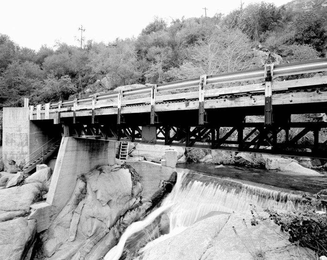 Historic Photo : Tule River Hydroelectric Complex, Tule River Bridge, Spanning North Fork of Middle Fork of Tule River, Springville, Tulare County, CA 2 Photograph