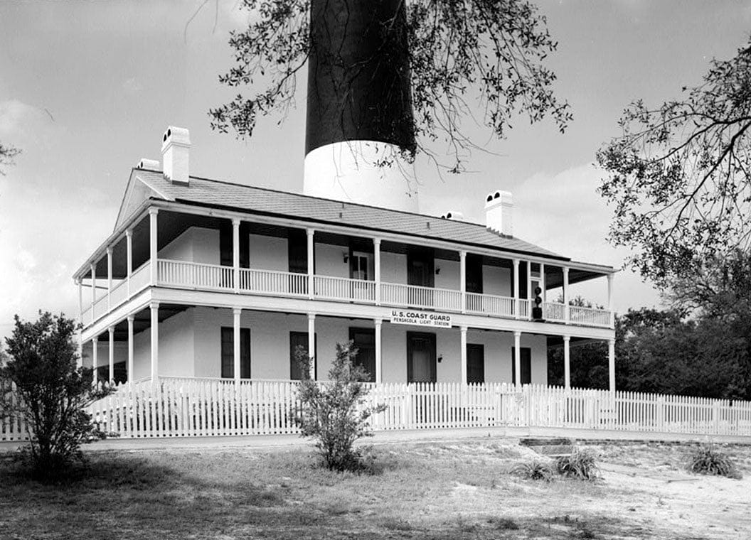 Historic Photo : Pensacola Lighthouse, San Carlos Road, Pensacola, Escambia County, FL 2 Photograph
