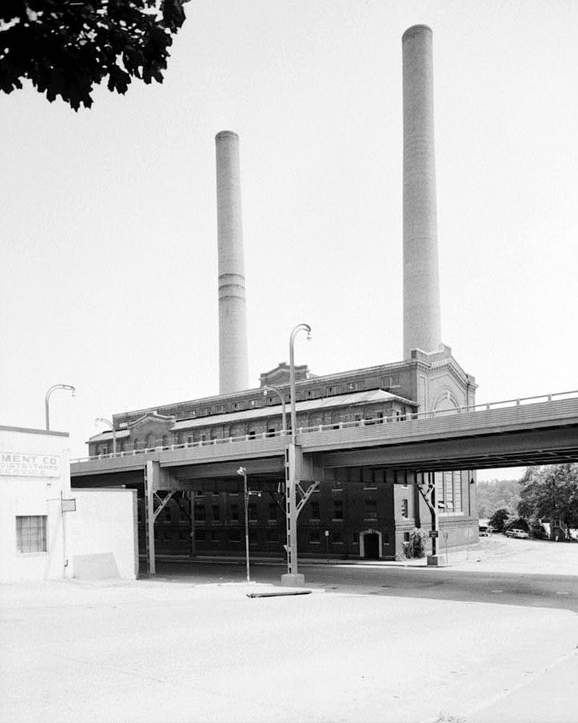 Historic Photo : Capital Traction Company Powerhouse, 3142 K Street Northwest, Washington, District of Columbia, DC 4 Photograph