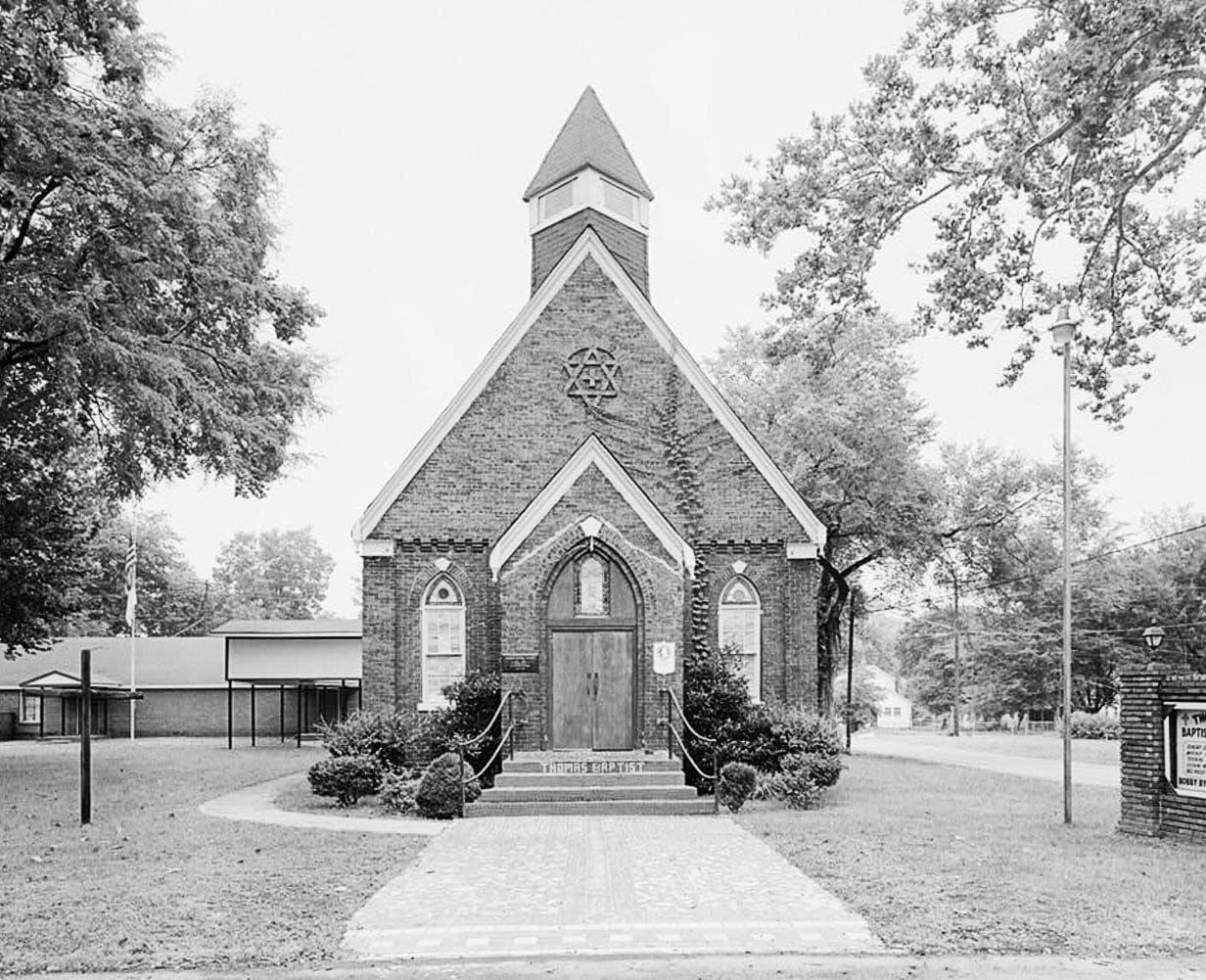 Historic Photo : Thomas Presbyterian Church, First Street & Pennsylvania Avenue, Thomas, Jefferson County, AL 1 Photograph