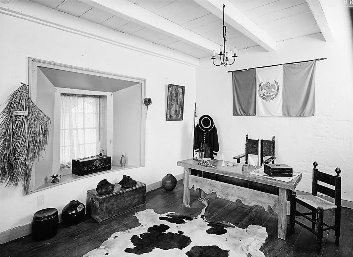 Historic Photo : General Jose Castro House, Mission Plaza, San Juan Bautista, San Benito County, CA 6 Photograph