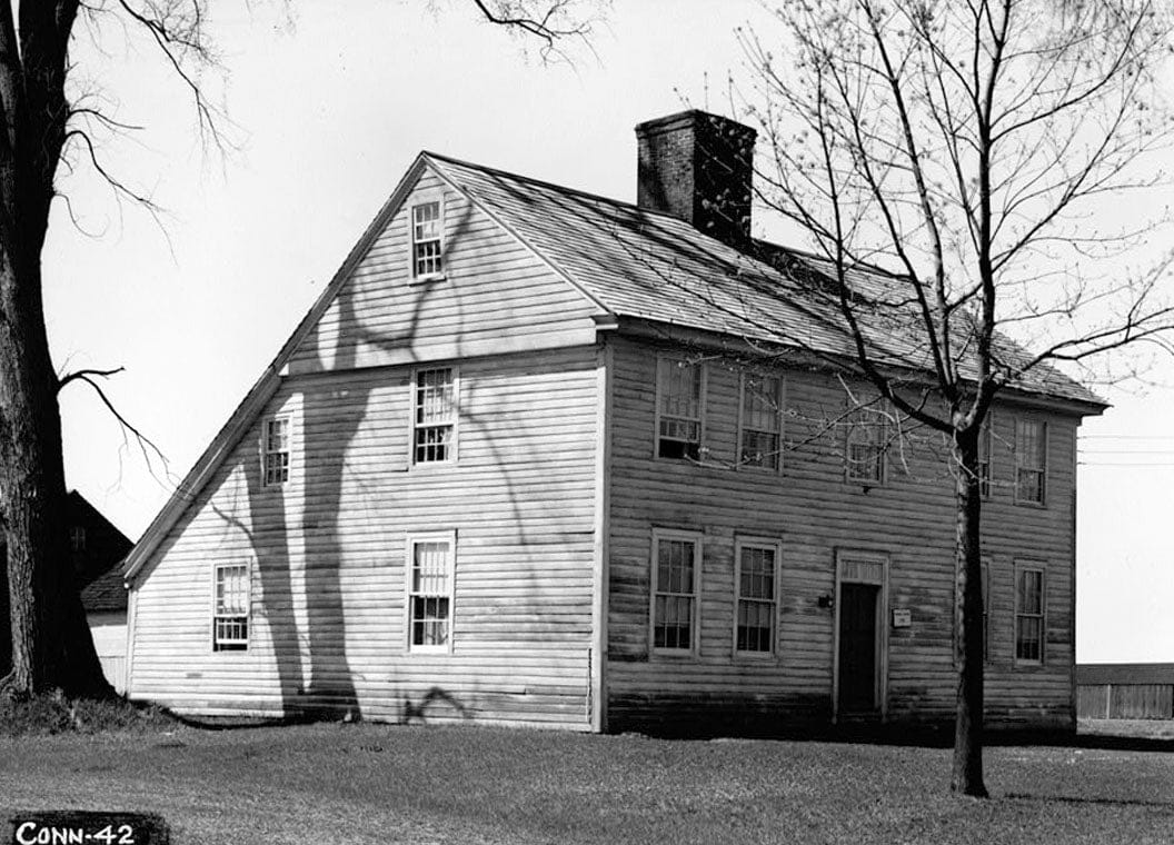 Historic Photo : Samuel Moore House, Station 48 - Main Street, East Windsor Hill, Hartford County, CT 1 Photograph