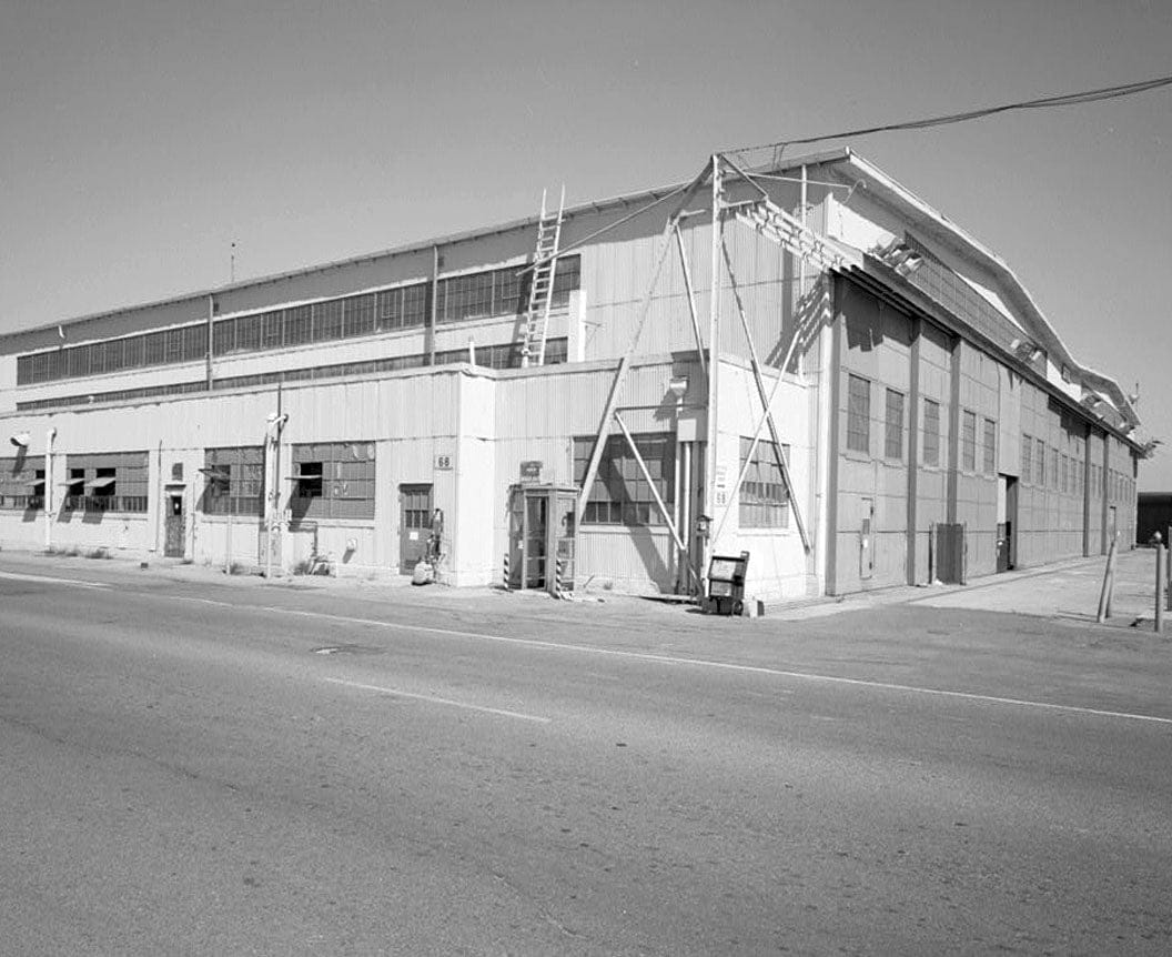 Historic Photo : Naval Air Station North Island, Seaplane Hangars, Roe Street, North Island, San Diego, San Diego County, CA 6 Photograph
