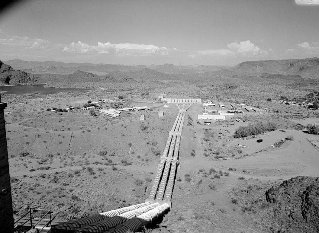 Historic Photo : Gene Pump Plant, South of Gene Wash Reservoir, 2 miles west of Whitsett Pump Plant, Parker Dam, San Bernardino County, CA 9 Photograph