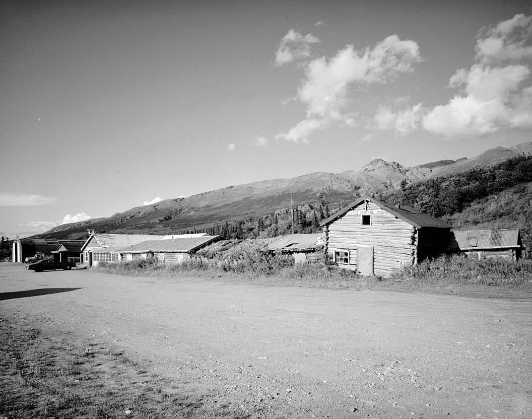 Historic Photo : Valdez-Fairbanks Trail Roadhouses, Black Rapids Roadhouse, Delta Junction, Southeast Fairbanks Census Area, AK 1 Photograph