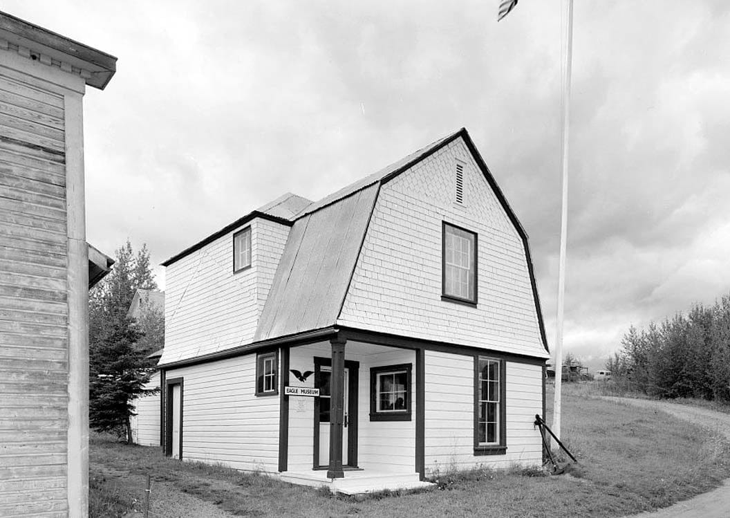 Historic Photo : Custom House, Front Street (Moved from Fort Egbert), Eagle, Southeast Fairbanks Census Area, AK 1 Photograph