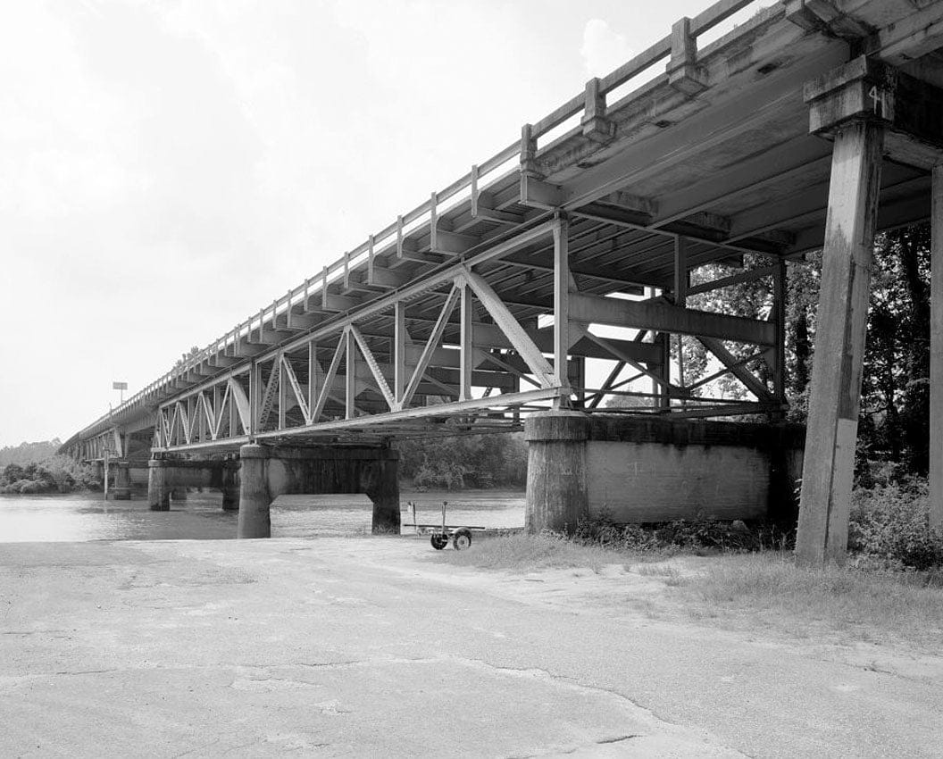 Historic Photo : Caryville Bridge, State Route 10 (US 90) Spanning Choctawhatchee River, Caryville, Washington County, FL 3 Photograph