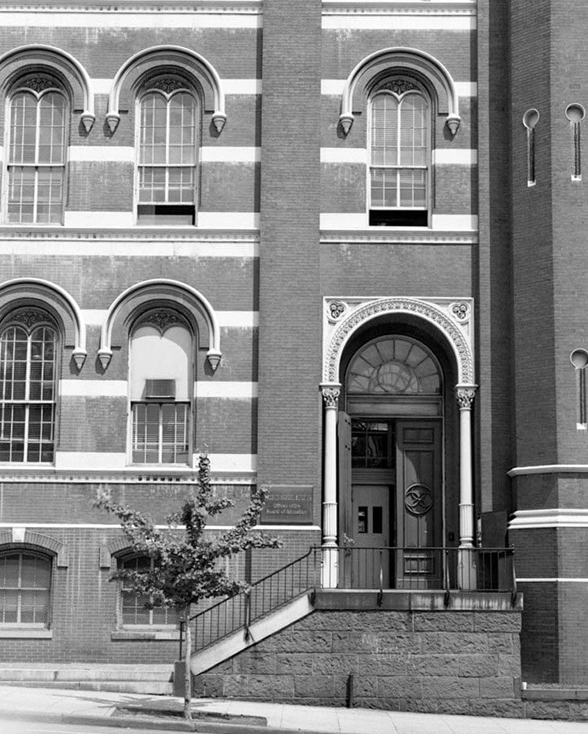 Historic Photo : Franklin School, Thirteenth & K Streets Northwest, Washington, District of Columbia, DC 3 Photograph