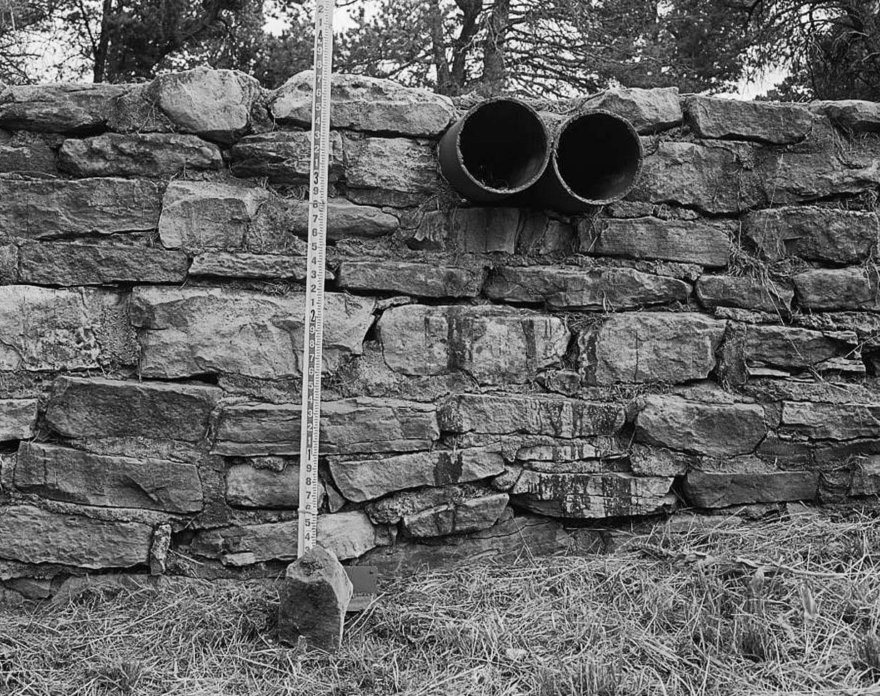 Historic Photo : Grand Canyon National Park Roads, Village Loop Retaining No. 1, North side of Village Loop Drive, Grand Canyon Village, Coconino County, AZ 1 Photograph