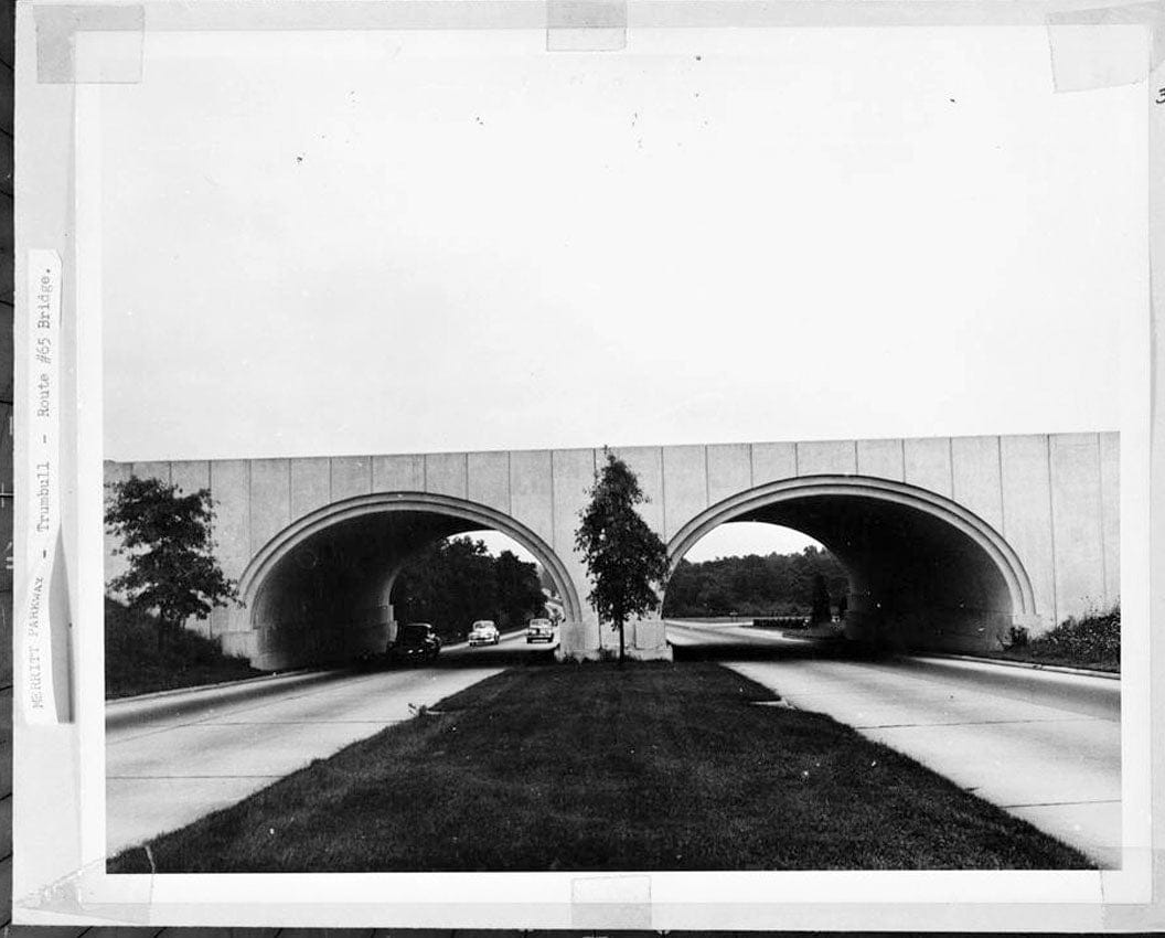 Historic Photo : Merritt Parkway, Beginning in Greenwich & running 38 miles to Stratford, Greenwich, Fairfield County, CT 26 Photograph