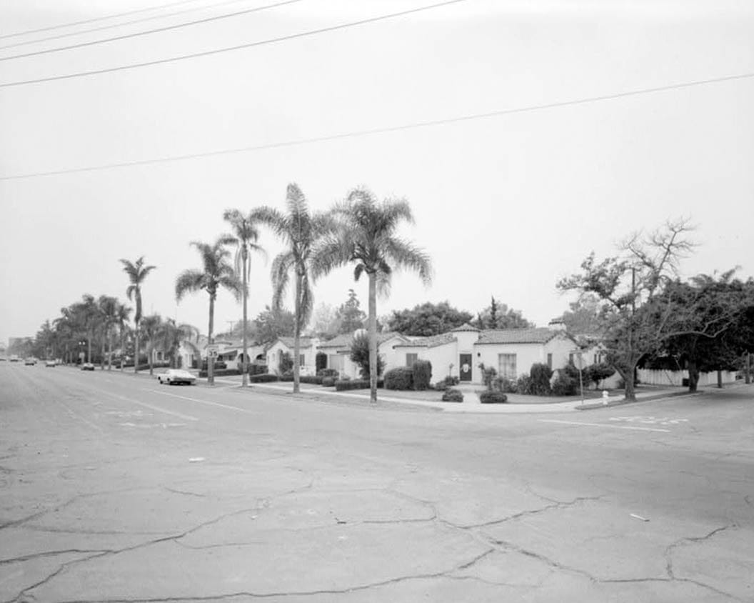 Historic Photo : North Broadway Park District, 2312-2344 North Broadway Street, Santa Ana, Orange County, CA 1 Photograph