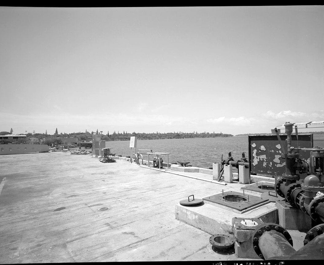 Historic Photo : U.S. Naval Base, Pearl Harbor, Dry Dock No. 4, East & West Quay Walls, East & west sides of Dry Dock No. 4, Pearl City, Honolulu County, HI 1 Photograph