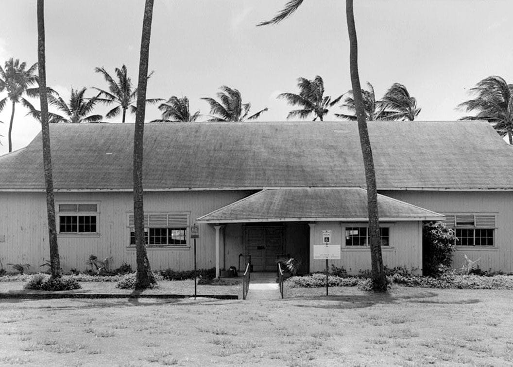 Historic Photo : Kalaupapa Social Hall, Moloka'i Island, Kalaupapa, Kalawao County, HI 2 Photograph
