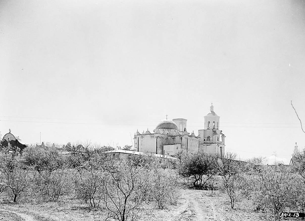 Historic Photo : San Xavier del Bac Mission, Mission Road, Tucson, Pima County, AZ 24 Photograph