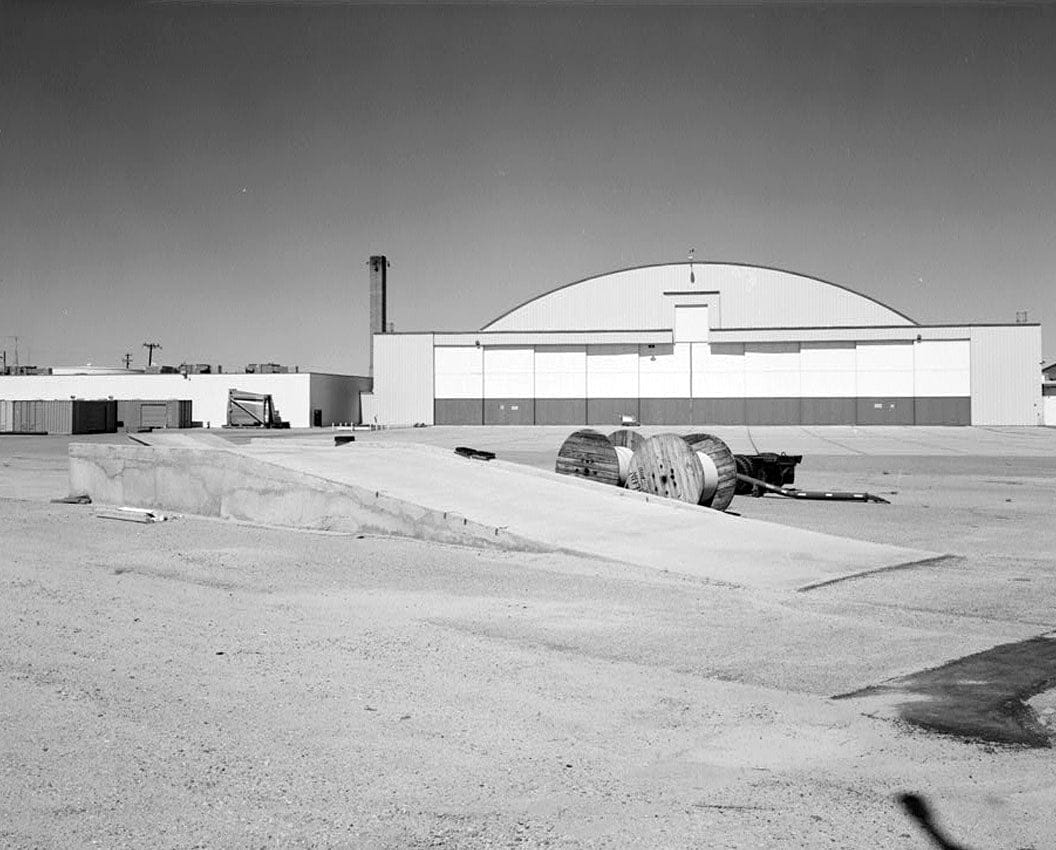 Historic Photo : Edwards Air Force Base, North Base, Hangar, End of North Base Road, Boron, Kern County, CA 1 Photograph