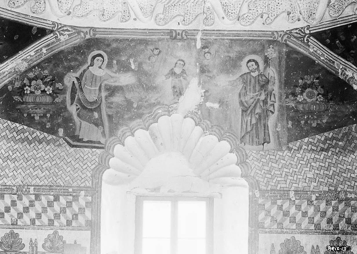 Historic Photo : San Xavier del Bac Mission, Mission Road, Tucson, Pima County, AZ 6 Photograph