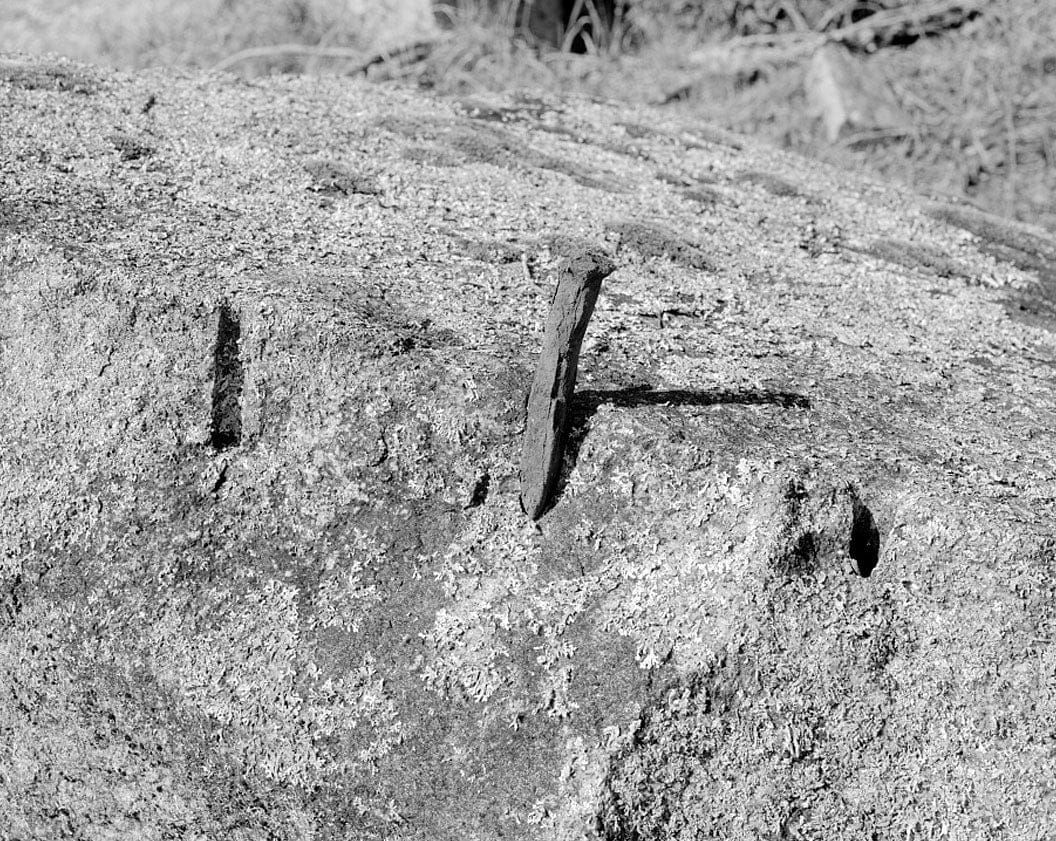 Historic Photo : Granite Hill Plantation, Quarry No. 4, South side of State Route 16, 1.3 miles northeast east of Sparta, Sparta, Hancock County, GA 1 Photograph