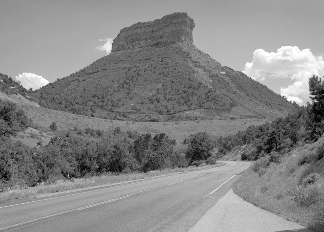 Historic Photo : Mesa Verde National Park Main Entrance Road, Cortez, Montezuma County, CO 6 Photograph