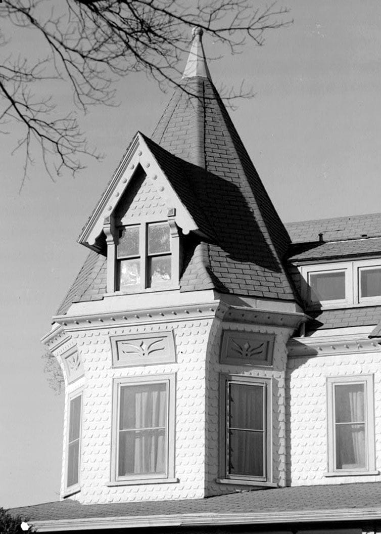 Historic Photo : John Hoyt Perry House, 134 Center Street, Southport, Fairfield County, CT 1 Photograph