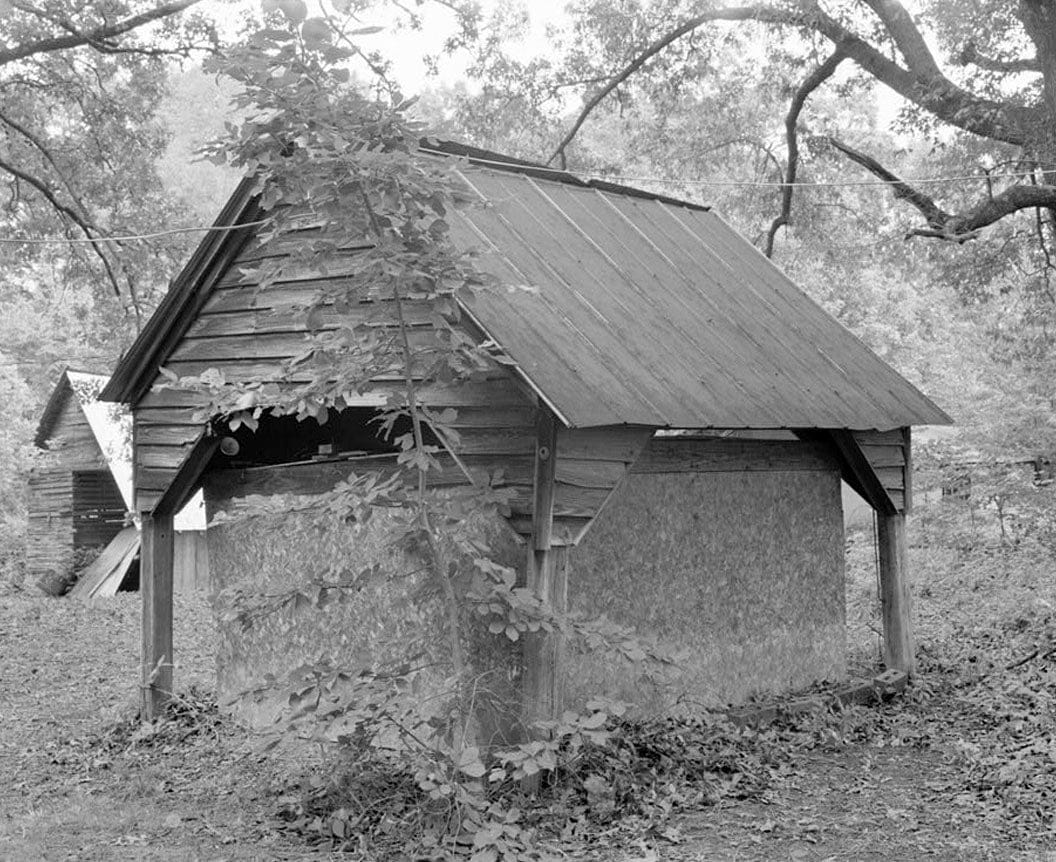 Historic Photo : Craft Farm, Well House, 1912 North Brown Road, Lawrenceville, Gwinnett County, GA 2 Photograph