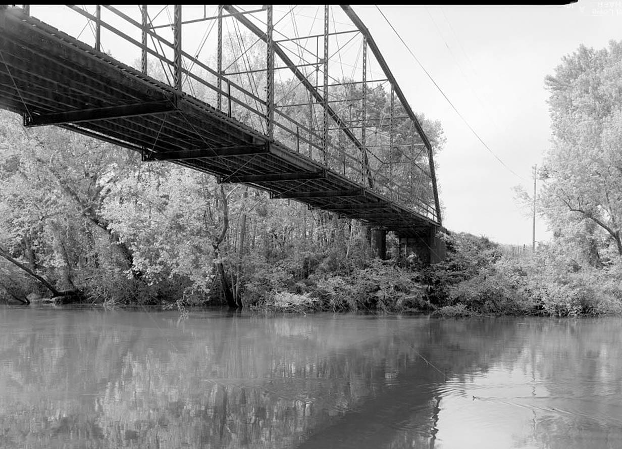 Historic Photo : Nimrod Bridge, Spanning Fourche Lafave River at CR 18, Nimrod, Perry County, AR 1 Photograph